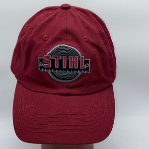Stihl Chainsaws Outdoor Equipment Red Baseball Cap Hat